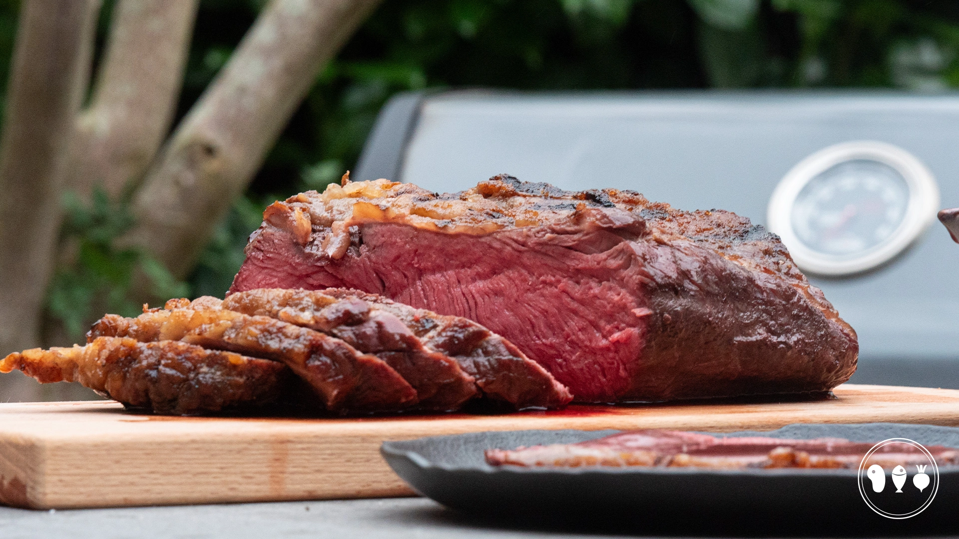 Reverse sear picanha met rode wijn jus