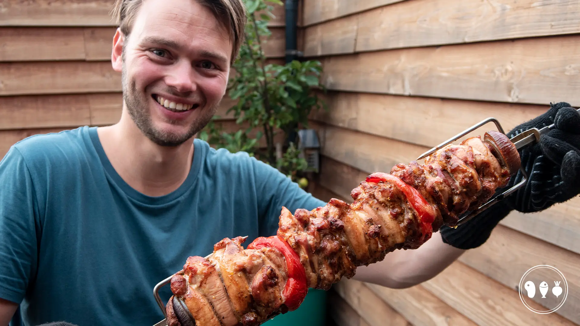 Recept-met-rotisserie-kip-shoarma